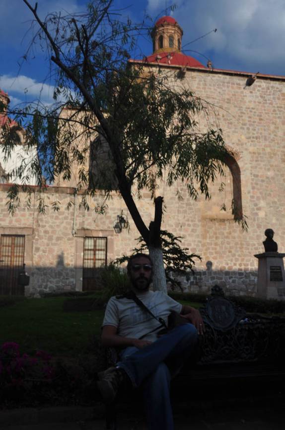 Pausa para descanço no fim de tarde em Morelia, no México